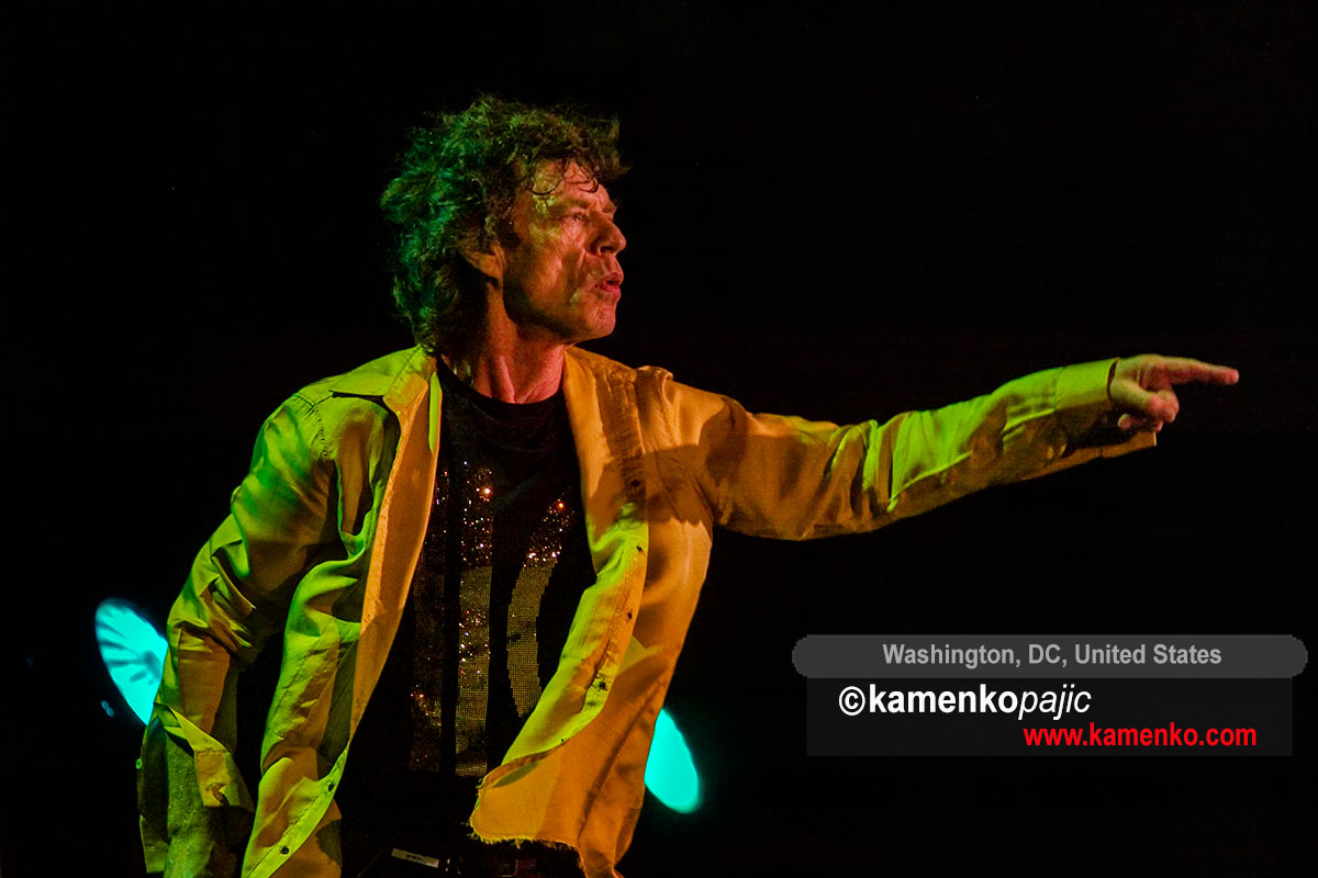 Mick Jagger performs in Washington DC