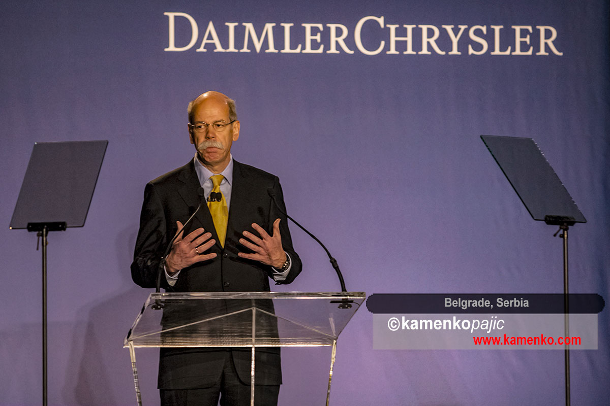Dieter Zetsche, chairman of the Board of Management of DaimlerChrysler AG and the head of Mercedes Car Group